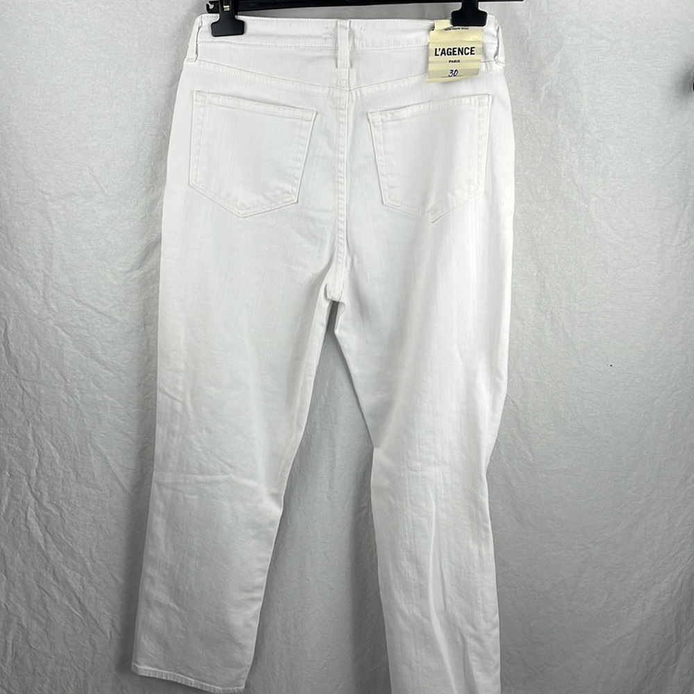 L’Agence 30 Audrina white distressed - Picture 6 of 9
